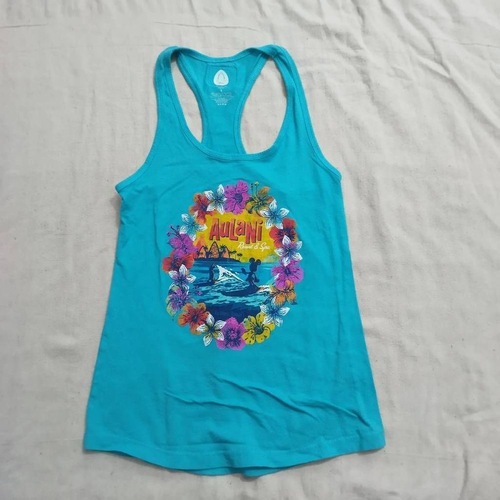 Aulani Resort and Spa Disney racerback tank top sz S 4205